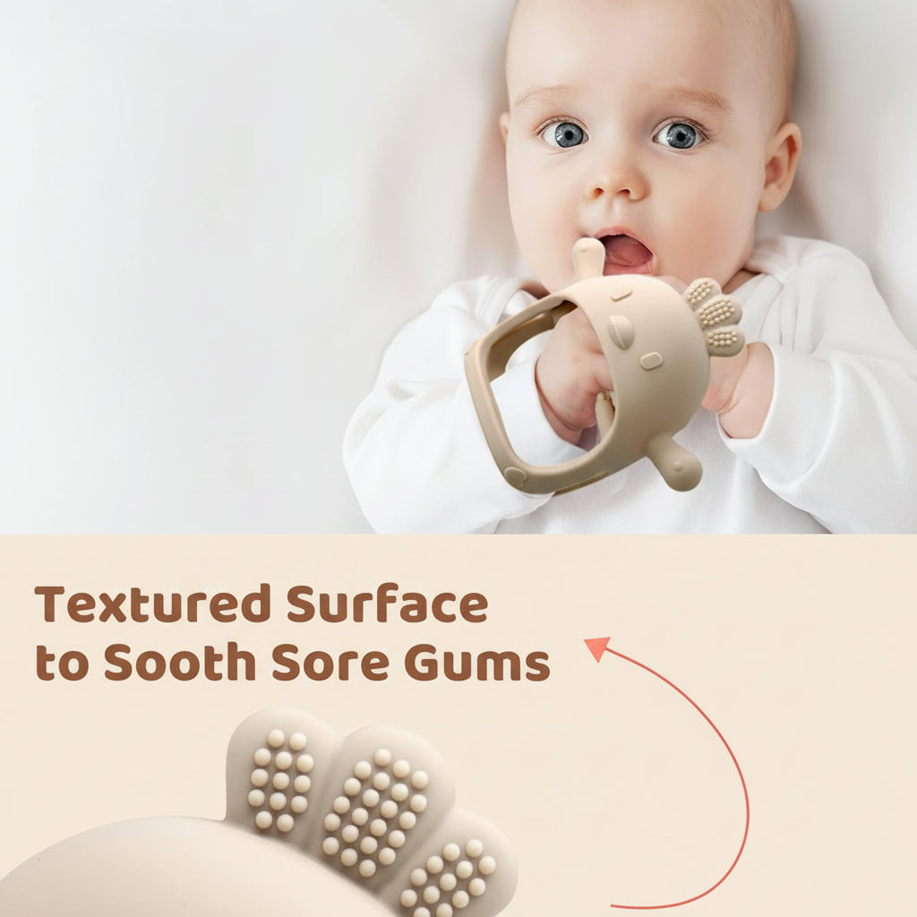 Soft Baby Teething Silicone Mitten Chew Toy
