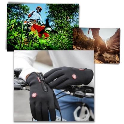Warm Waterproof Insulated Winter Gloves, Grip Palm