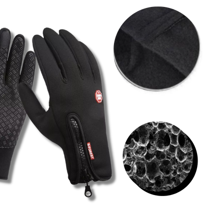 Warm Waterproof Insulated Winter Gloves, Grip Palm