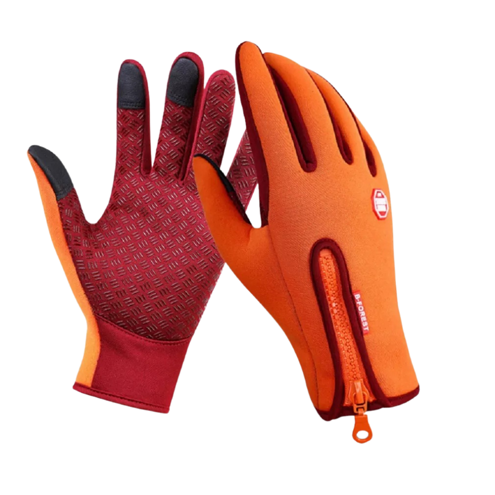 Warm Waterproof Insulated Winter Gloves, Grip Palm