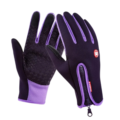 Warm Waterproof Insulated Winter Gloves, Grip Palm
