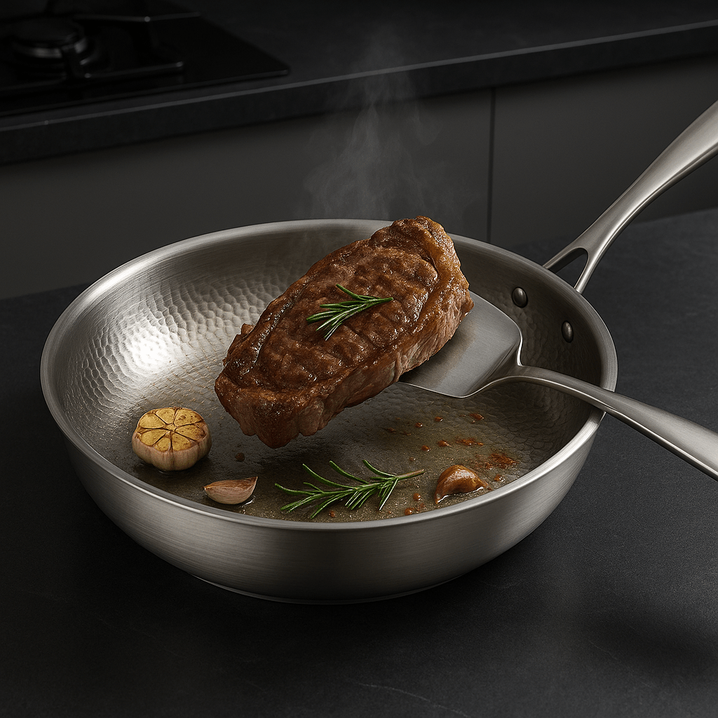 Premium Stainless Steel Non Stick Frying Pan