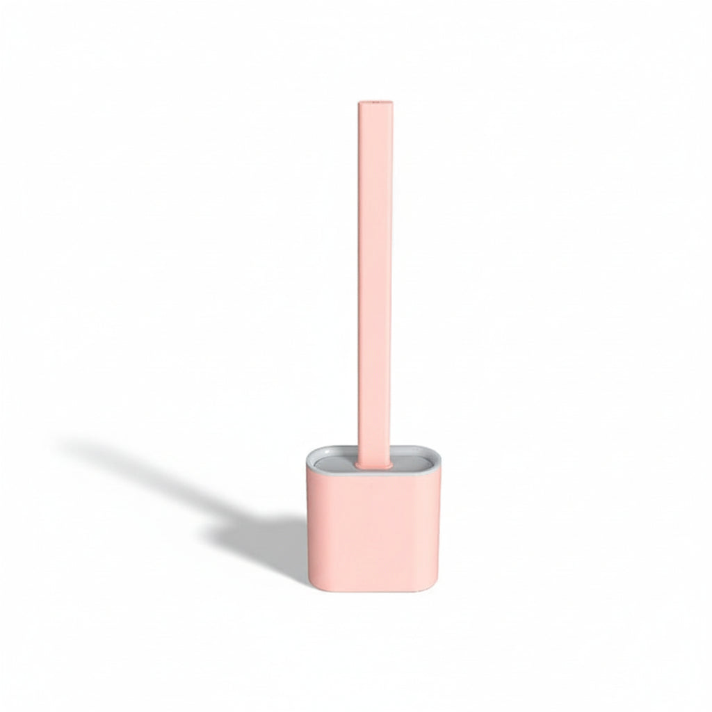 Soft Bristle Toilet Brush with Adjustable Wall Holder