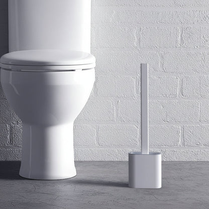 Soft Bristle Toilet Brush with Adjustable Wall Holder