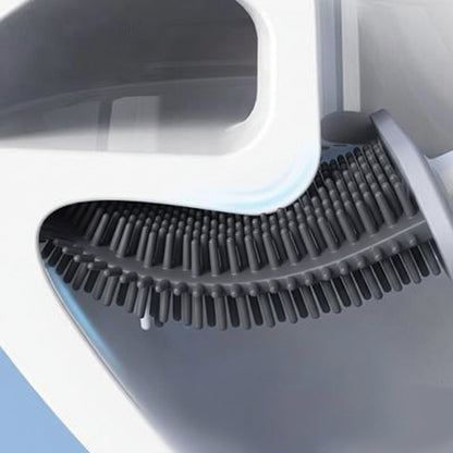 Soft Bristle Toilet Brush with Adjustable Wall Holder