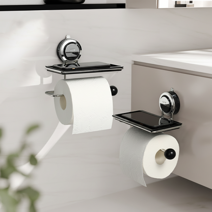 Easy Install Stick On Toilet Paper Wall Holder