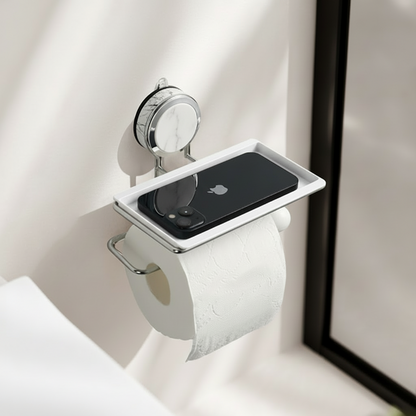 Easy Install Stick On Toilet Paper Wall Holder