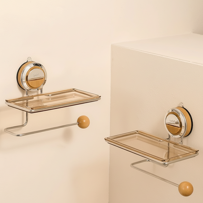 Easy Install Stick On Toilet Paper Wall Holder