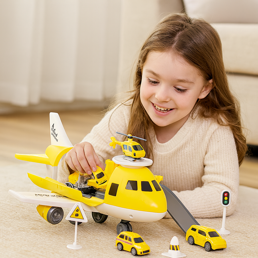 Fun Kids Airplane Play Set Toy Vehicle Adventure