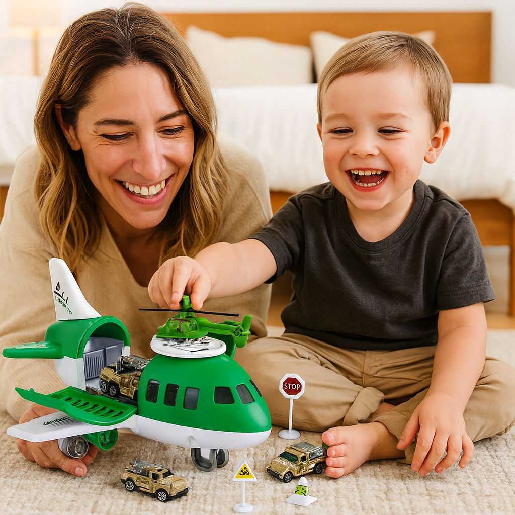 Fun Kids Airplane Play Set Toy Vehicle Adventure