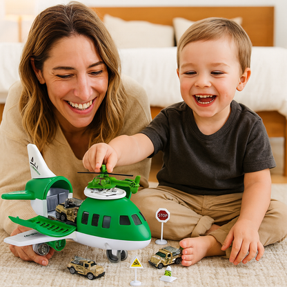 Fun Kids Airplane Play Set Toy Vehicle Adventure