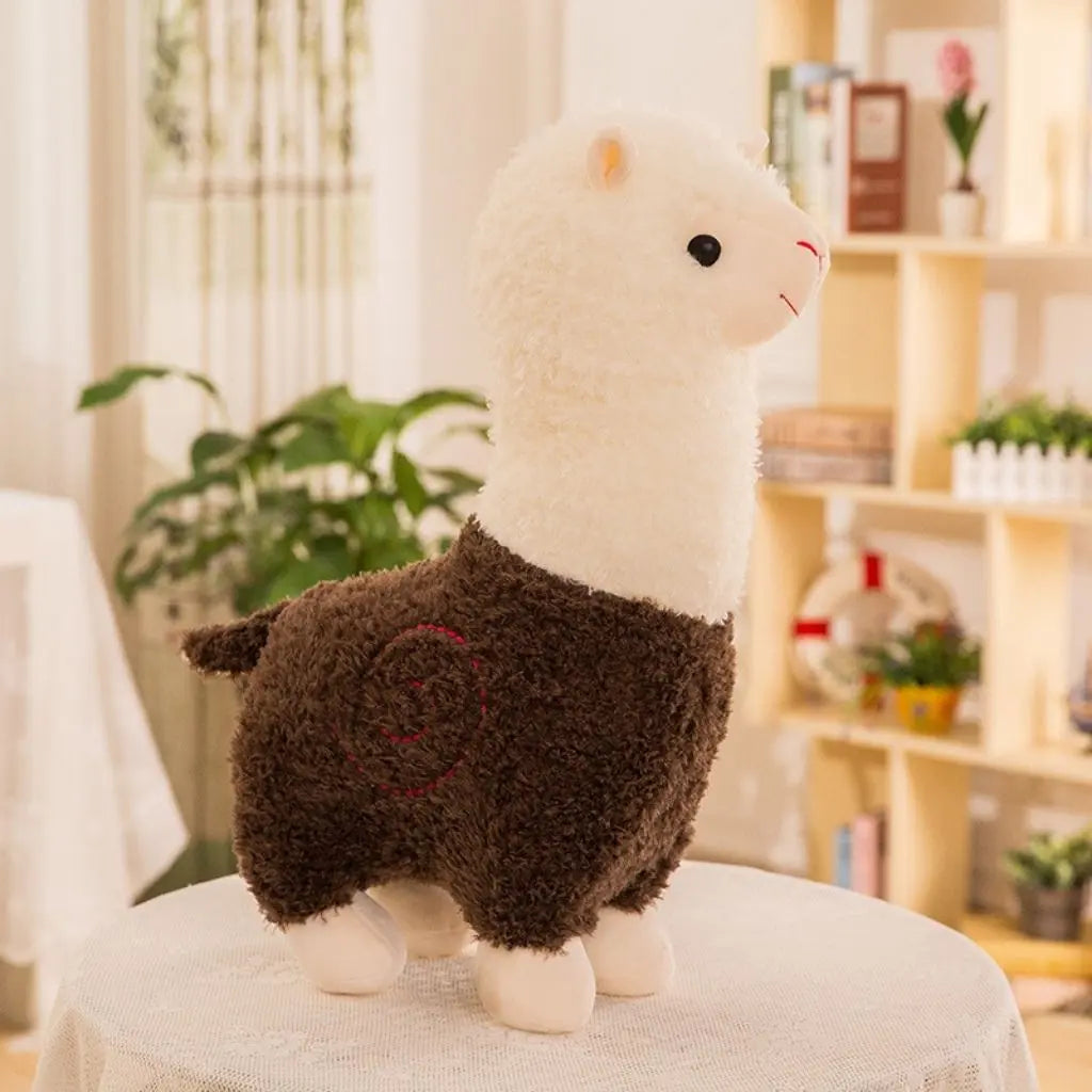 Soft cuddly llama stuffed animal toy premium materials perfect for home decor gifting