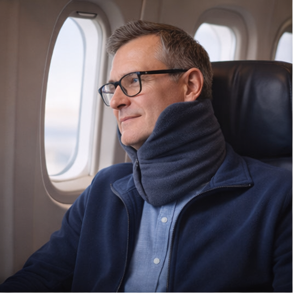 Portable Soft Neck Pillow for Travel Rest Support - Lusomart