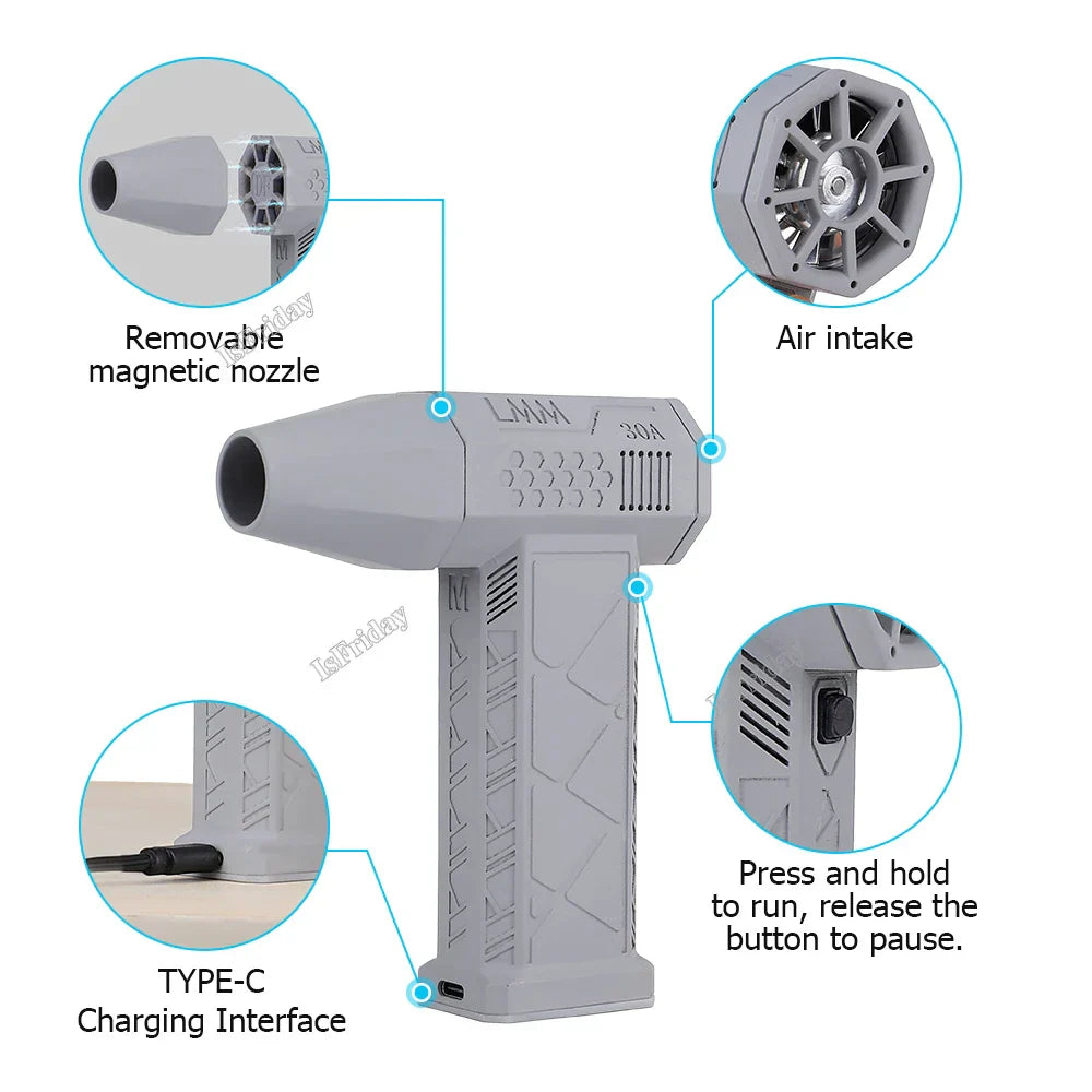 Portable Wireless Mini Vacuum Blower Cleaner