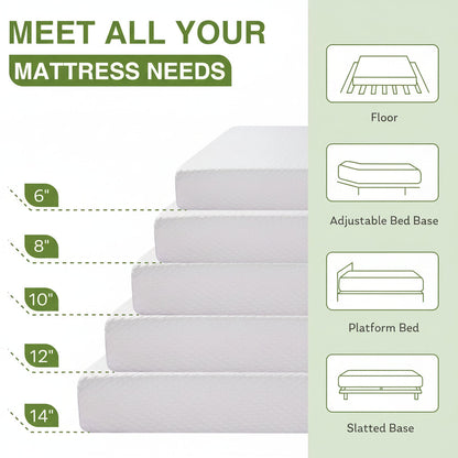 Cool Gel Twin Mattress for Comfortable Sleep