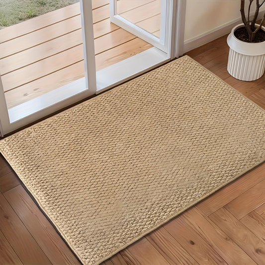 Natural Fiber Entrance Mat Big Anti Slip Waterproof - Lusomart