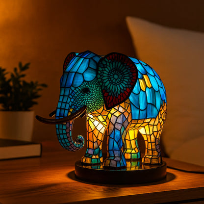 Colorful Animal Glass Table LightFixture - Lusomart