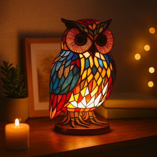Colorful Animal Glass Table Light Fixture - Lusomart