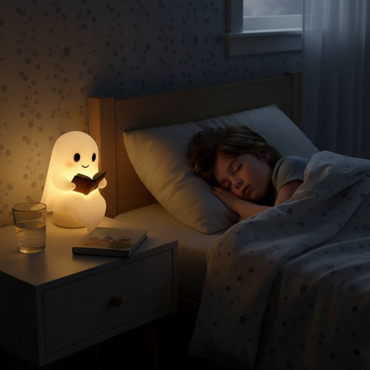 Cozy LED Nightstand Lamp Soft Bedroom Light - Lusomart
