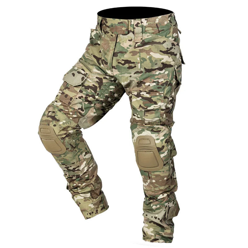 TactiFlex Pro | Durable Camouflage Tactical Cargo Trousers with Knee Pads 5