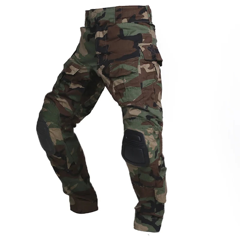 TactiFlex Pro | Durable Camouflage Tactical Cargo Trousers with Knee Pads 6
