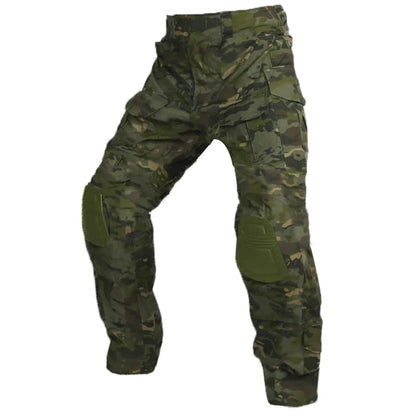 TactiFlex Pro | Durable Camouflage Tactical Cargo Trousers with Knee Pads 7