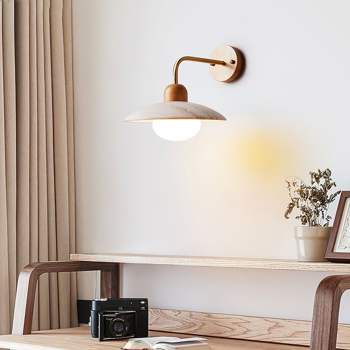 Taleno Travertine Wall Lamp 4