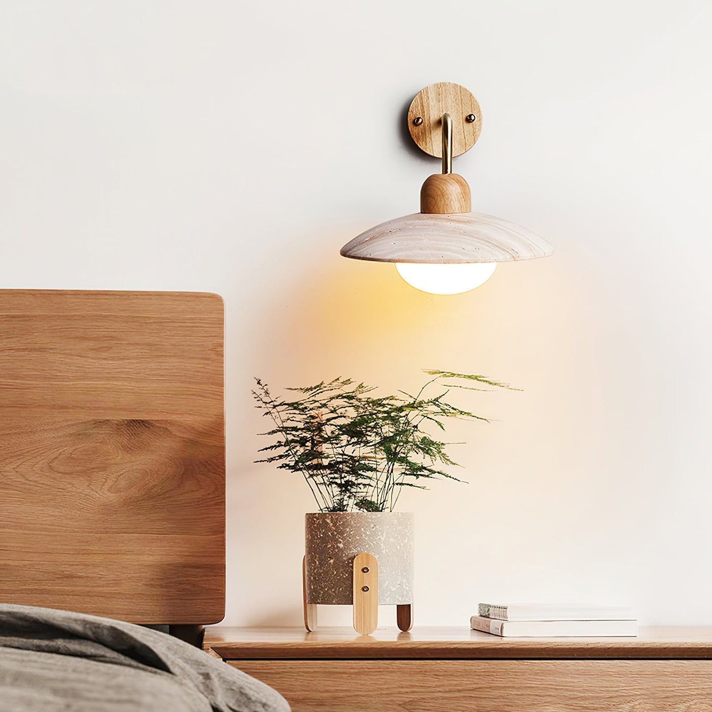Taleno Travertine Wall Lamp 7