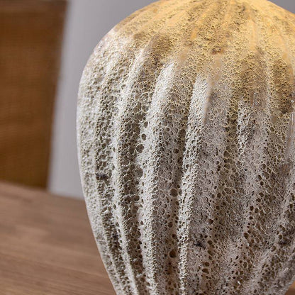 Natural Clay Desk Lamp With Beige Shade