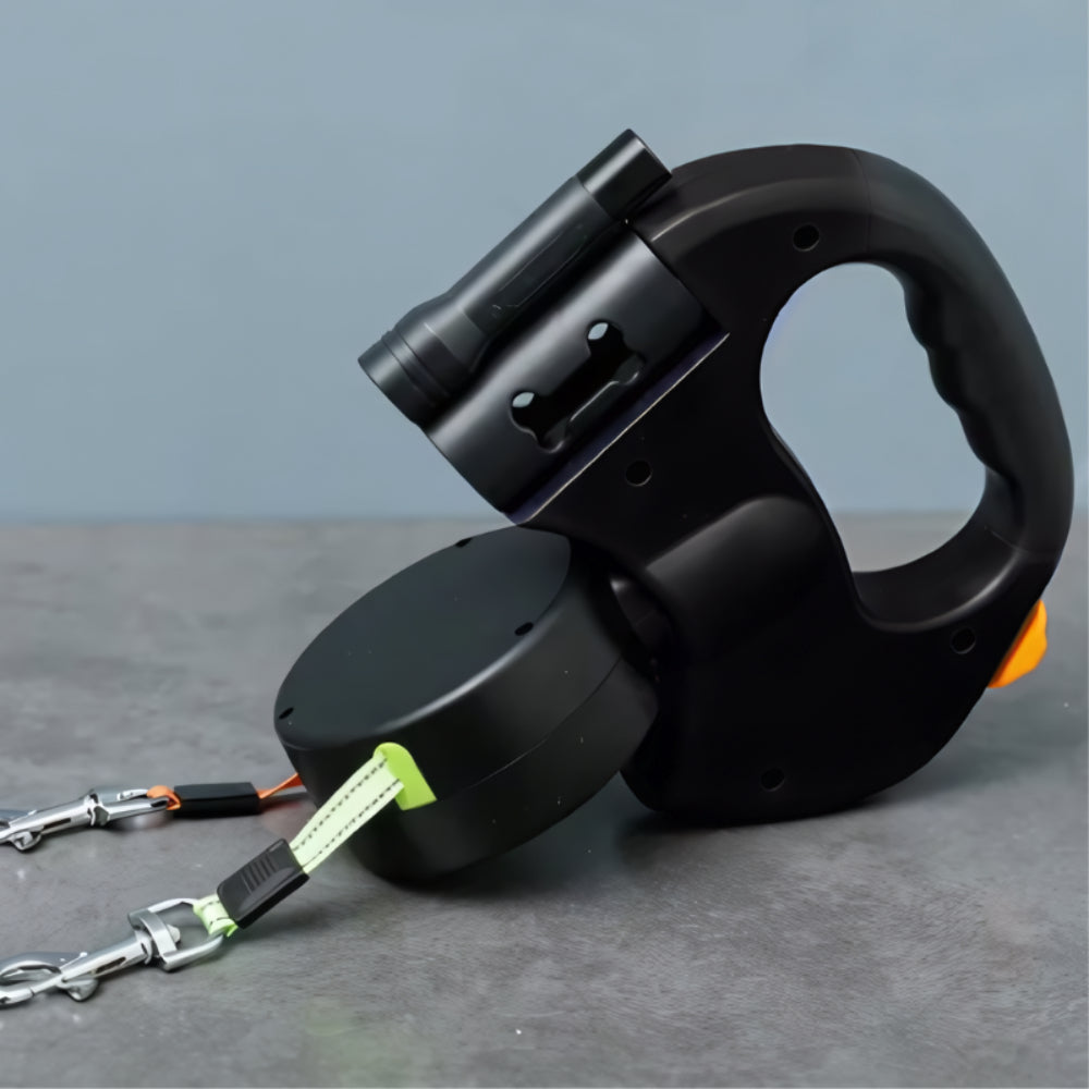 Comfortable Retractable Dog Leash with Double Handle