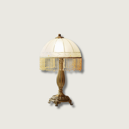 Stylish Table Lamp with Tassel and Warm Glow - Lusomart