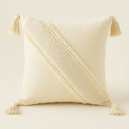 Vintage Fringed Decorative Pillow Covers - Lusomart