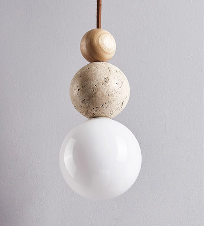 Natural Stone Pendant Dining Room Light