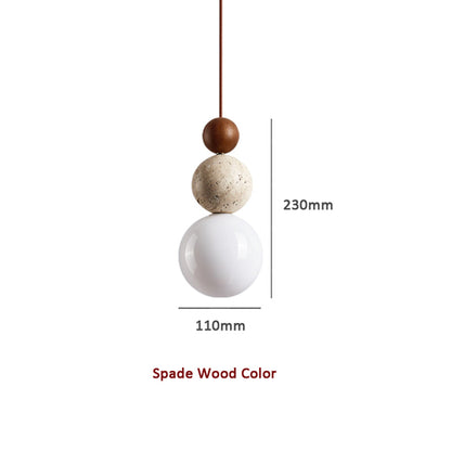 Natural Stone Pendant Dining Room Light