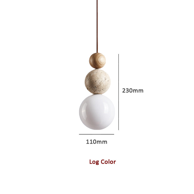 Natural Stone Pendant Dining Room Light