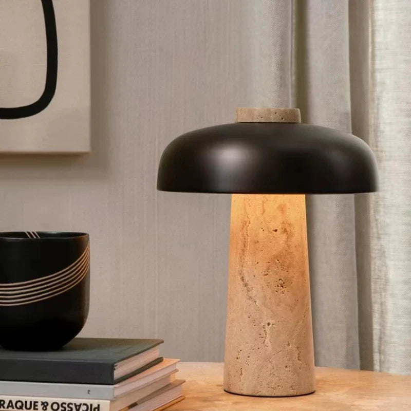 Natural Stone Modern Table Lamp
