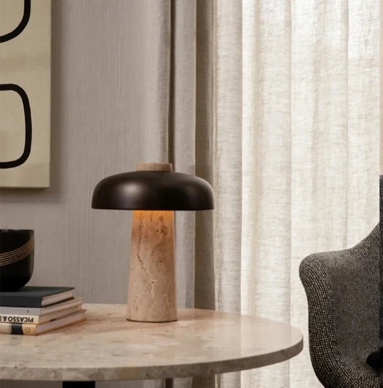 Natural Stone Modern Table Lamp