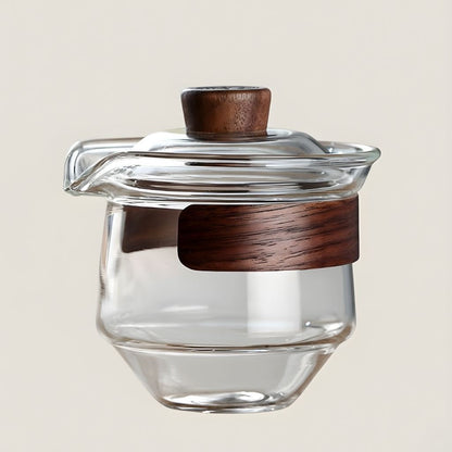 Clear Glass Chinese Tea Set - Lusomart
