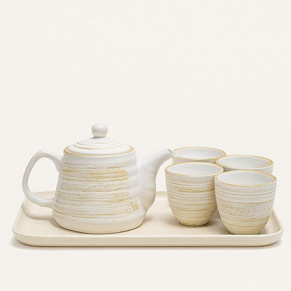 Traditional Scandinavian Clay Tea Set - Lusomart