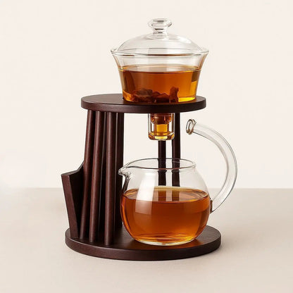 Strong Magnetic Tea Infuser Set with Clear Cups - Lusomart
