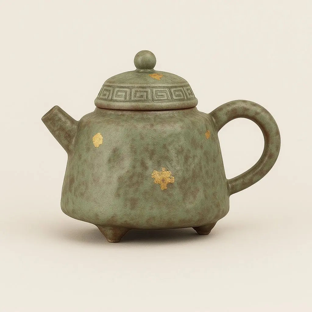 Green Ceramic Chinese Tea Pot - Lusomart