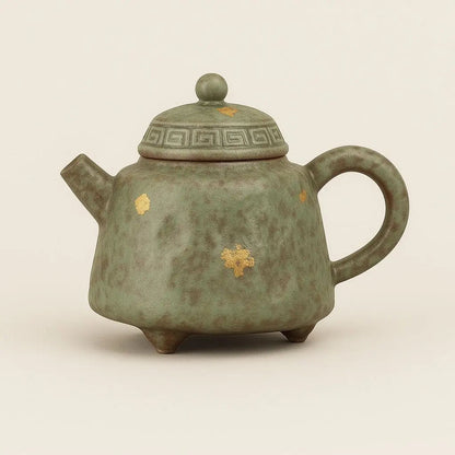 Green Ceramic Chinese Tea Pot - Lusomart