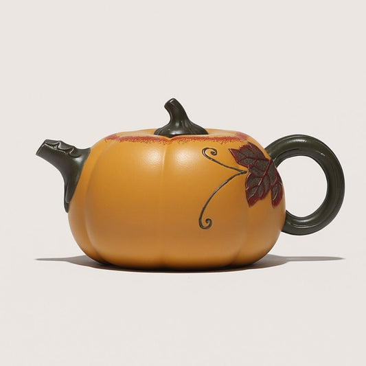 Autumnal Handmade Ceramic Teapot - Lusomart