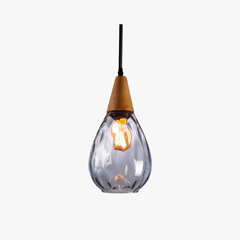 Glass Drop Hanging Lamp - Lusomart