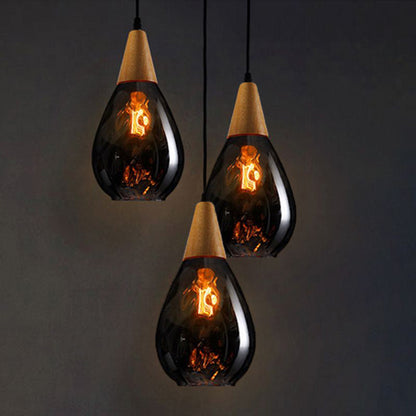 Glass Drop Hanging Lamp