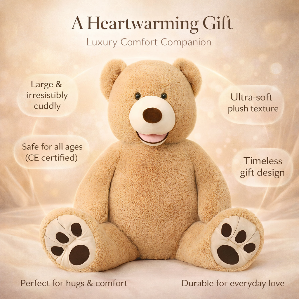 Big Plush Teddy Bear Soft Toy Present