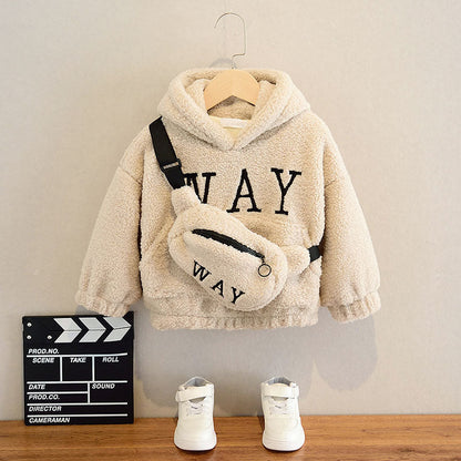 Cozy Teddy Bear Sweater Hoodie Set - Lusomart