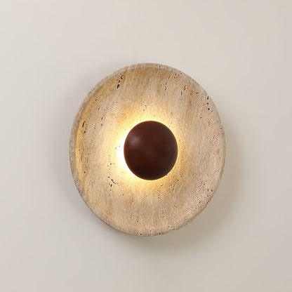 Circular Wall Light with Warm Gentle Glow - Lusomart