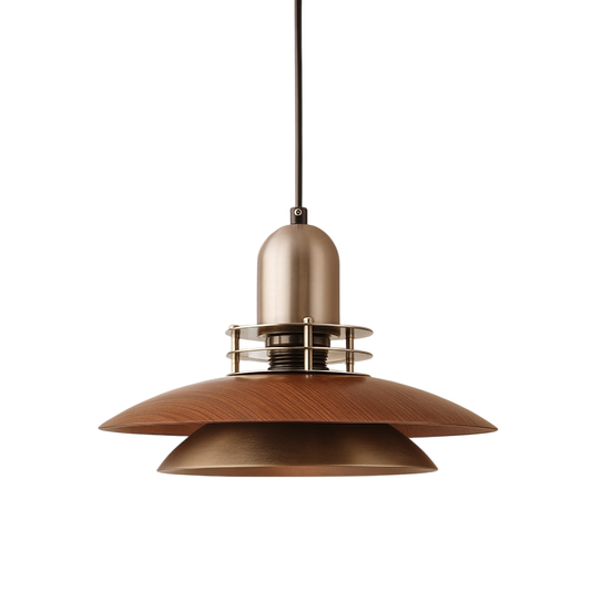 Simple Wooden Drop Pendant Light - Lusomart