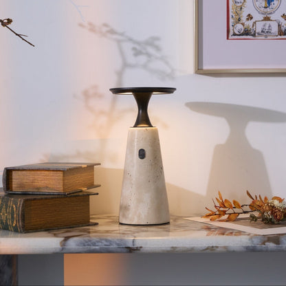 Terchas Rechargeable Natural Stone Table Lamp 3